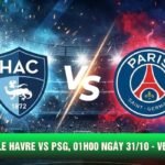 Soi Kèo Le Havre Vs PSG, 01h00 Ngày 31/10 - VĐQG Pháp